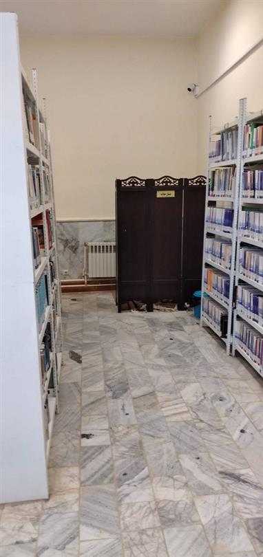 داخل مخزن بخش نمازخانه